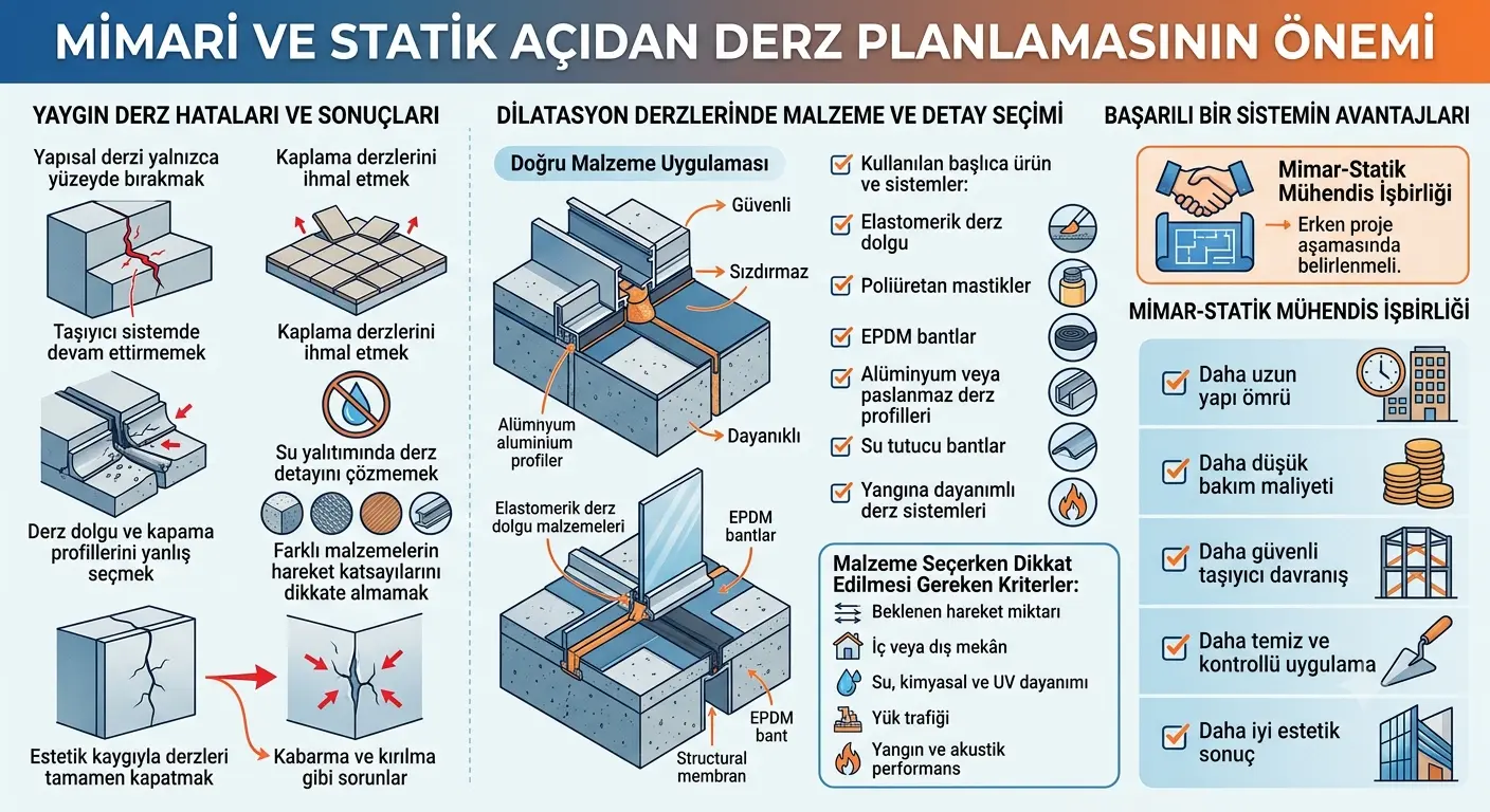 Yapısal ve Yapısal Olmayan Dilatasyon Derzleri